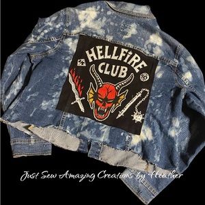 Upcycled jean jacket!